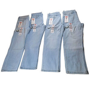 Wrangler Jeans Boys Loose Blue Sz 16 Husky Denim Pant Kid School Skater 5 Star